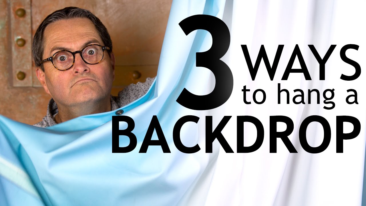 3 DIY Ways To Hang A Backdrop