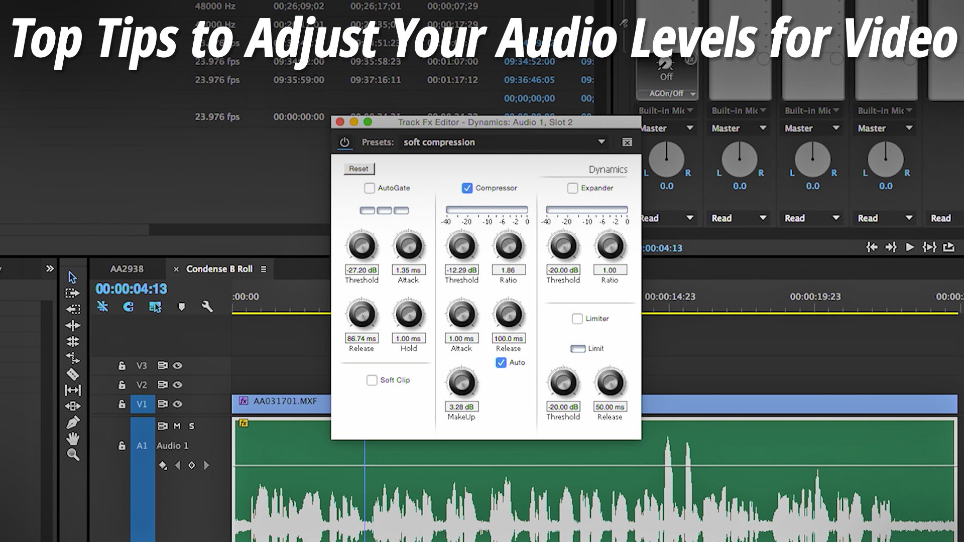 Top Tips For Adjusting Your Audio Levels For Video