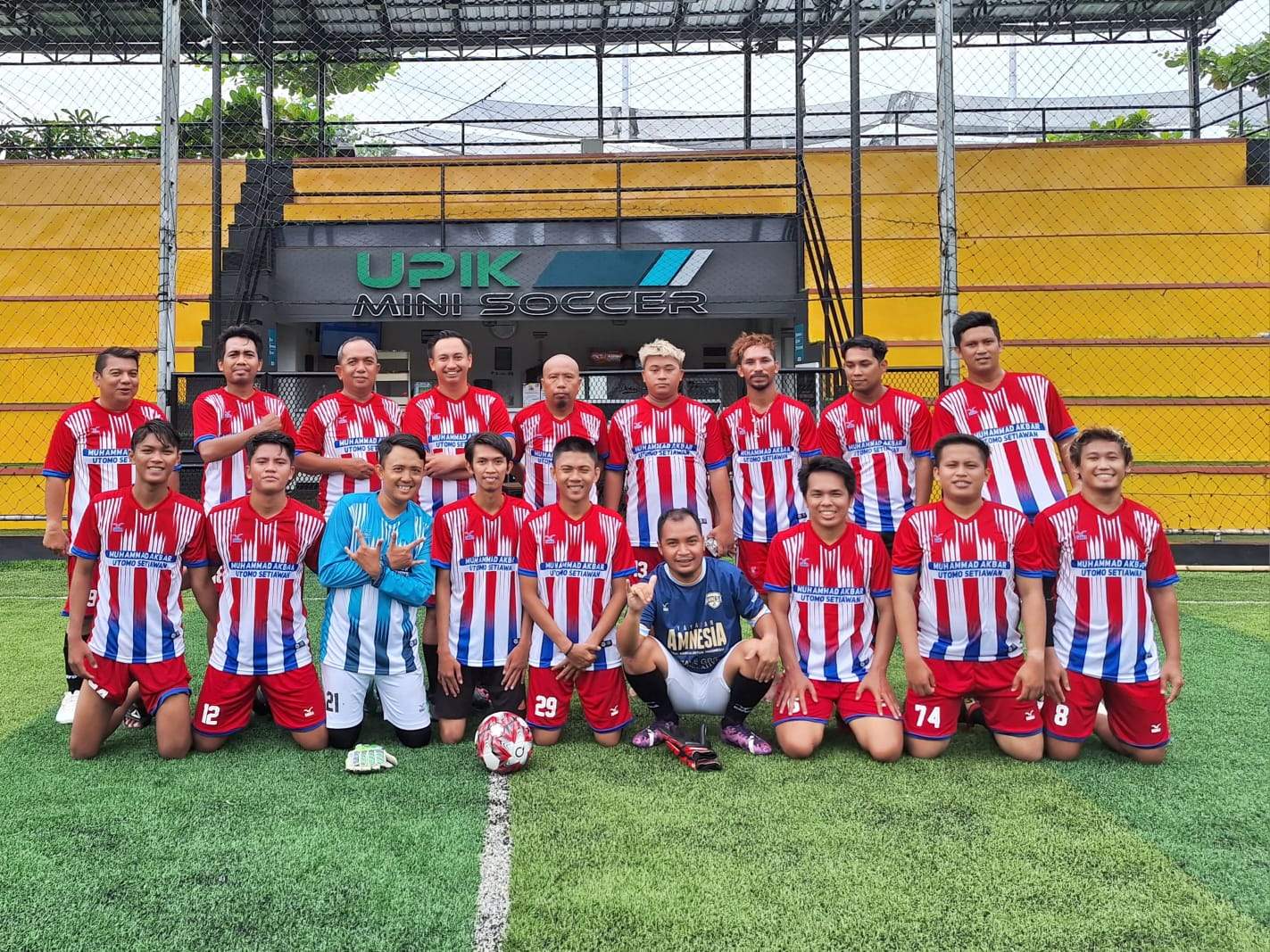 Progresif Bersama Jurnalis Gelar Fun Game Mini Soccer