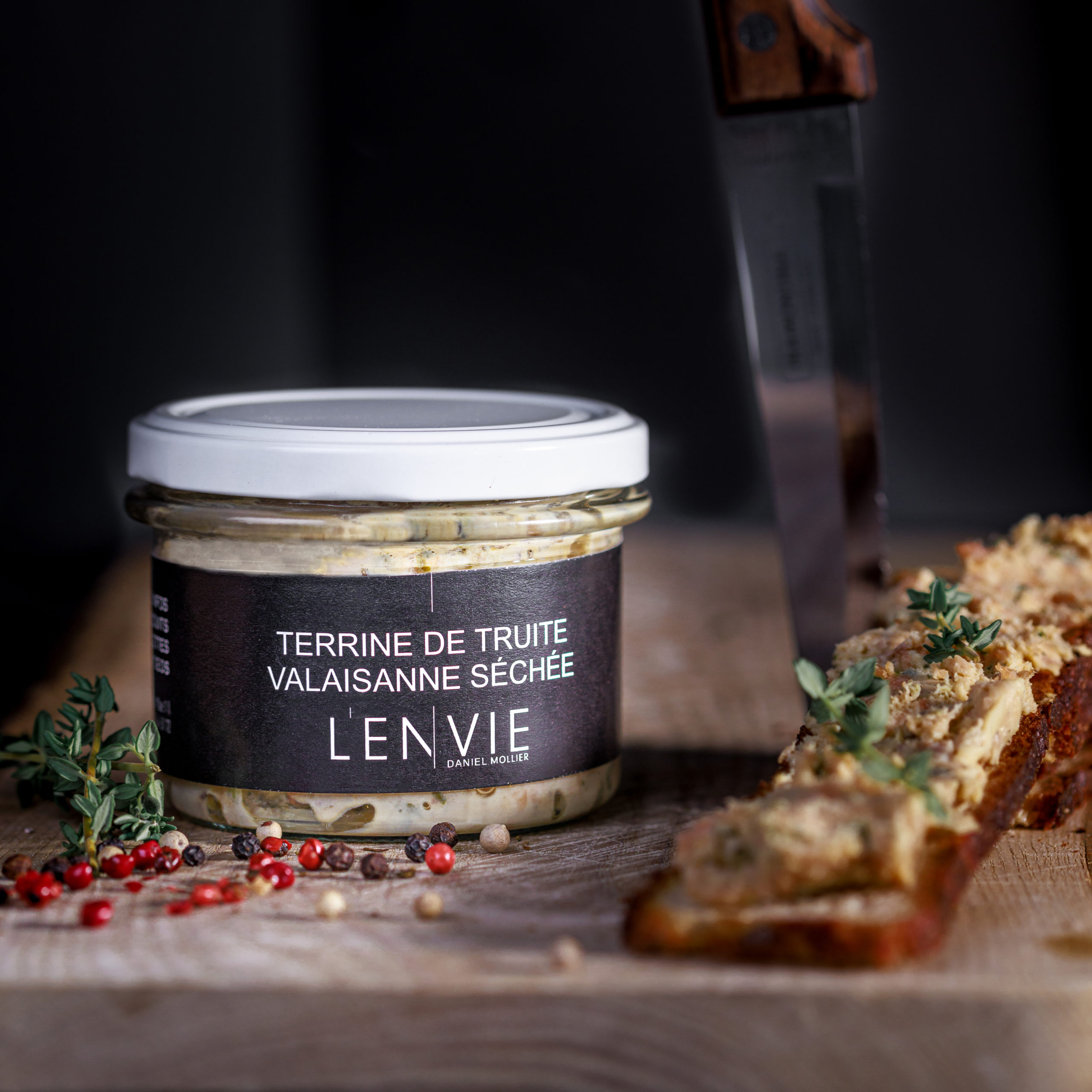 Terrine de truite valaisanne séchée L envie by Daniel Mollier