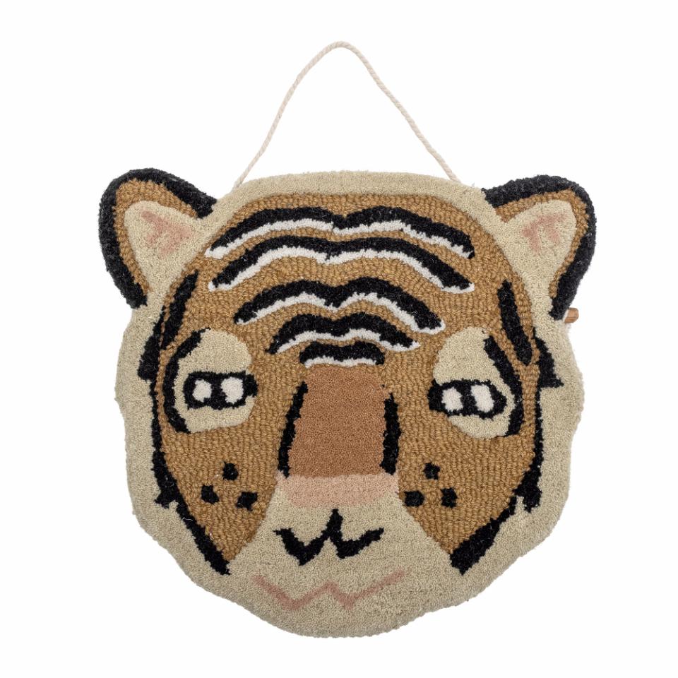 Bloomingville Wall Hanging Woollen Decor Pacey Tiger Leo & Bella