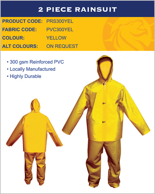 Rain Protective Wear Leo Garments Pty Ltd
