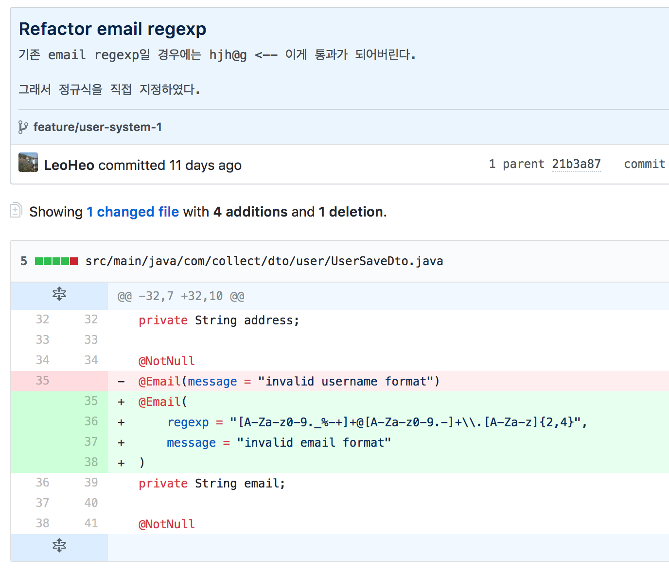 Spring request validation 삽질기 LeoHeo Software Engineer