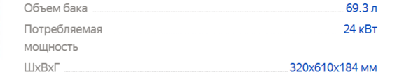 Характеристики Haier IGW 12 B