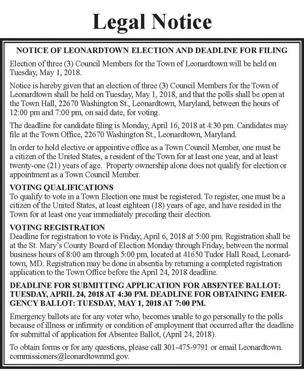 The Official Site of Leonardtown, Maryland