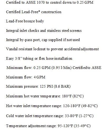 Model 170D-LF - Four Port Point of Use