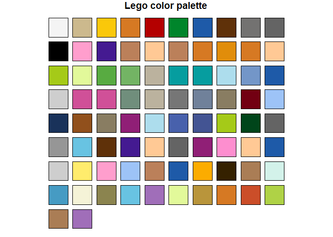 LEGO color chart Swooshable