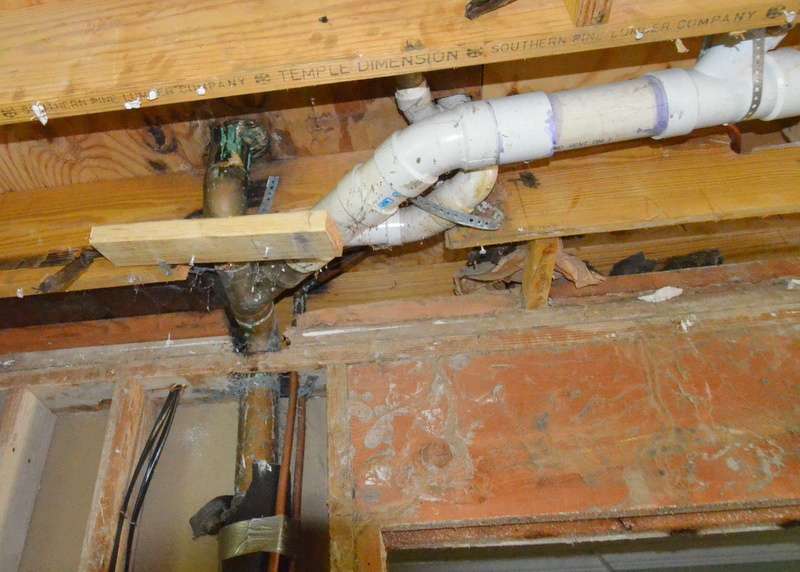 How to not cut joists when remodeling a bathroom Leonhouse