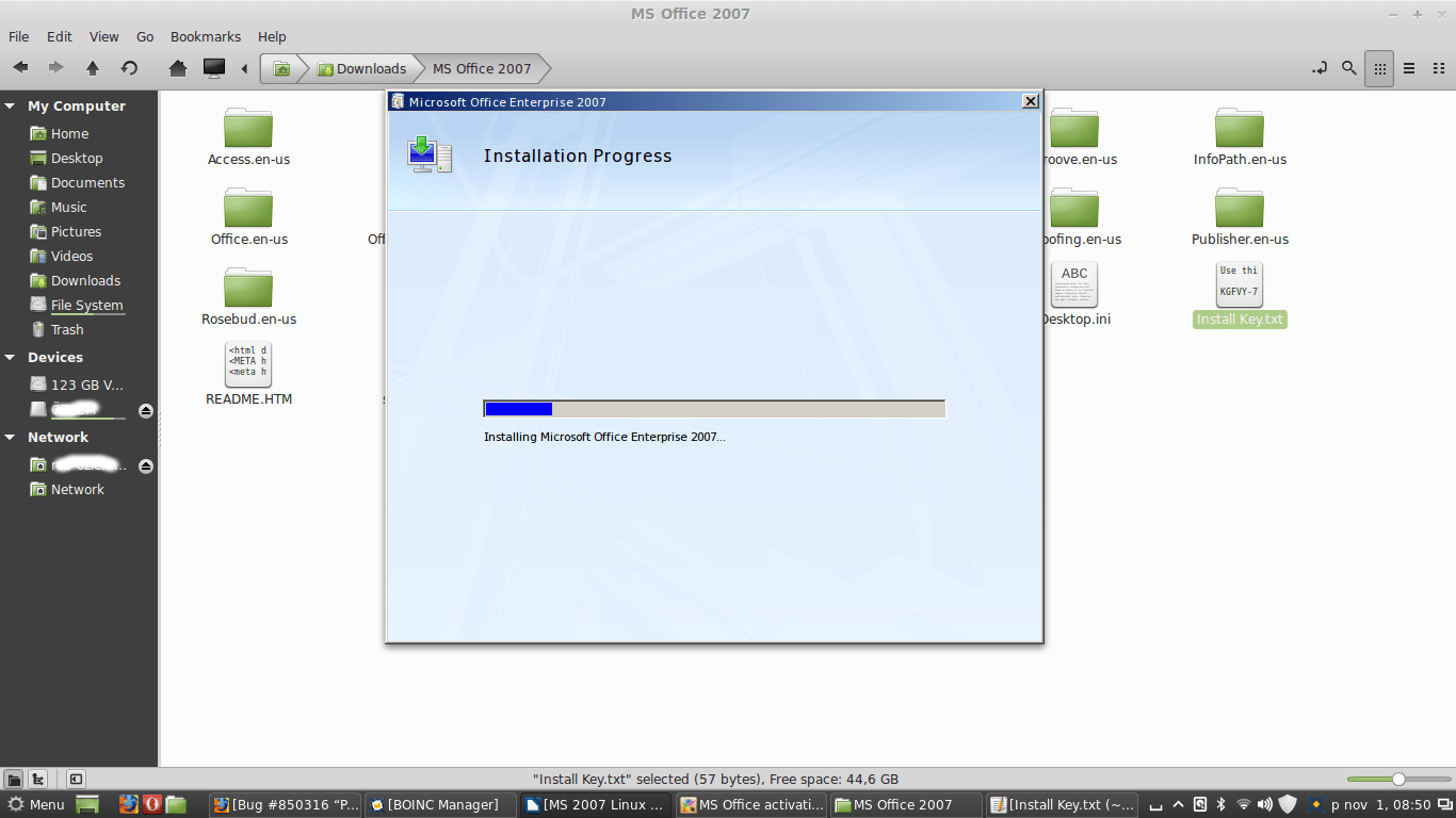 Installing Microsoft Office 2007 on Linux Mint Leon J. Williams