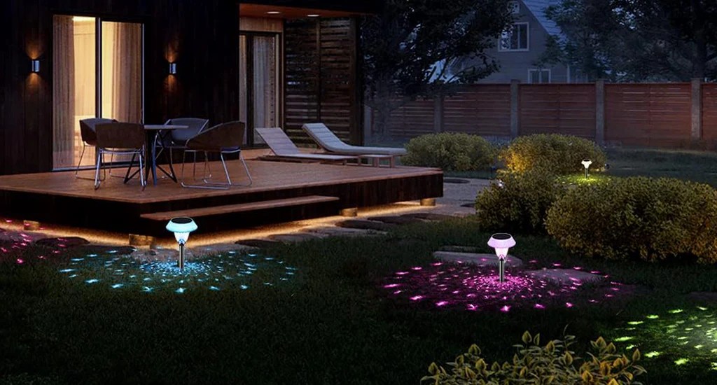 LeonLite® Luce Multicolor LED Path Light RGB Warm White