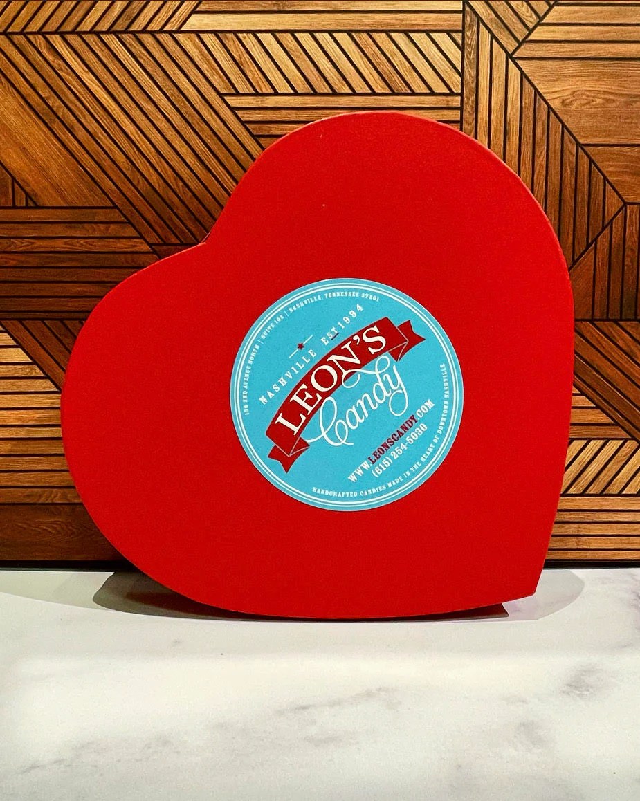 Heart Box Leon's Candy