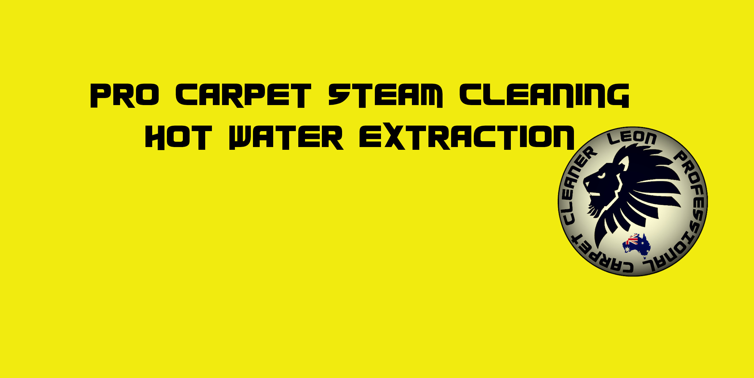 Leon Pro Carpet cleaner GOLD COAST Certified Service Always on Time