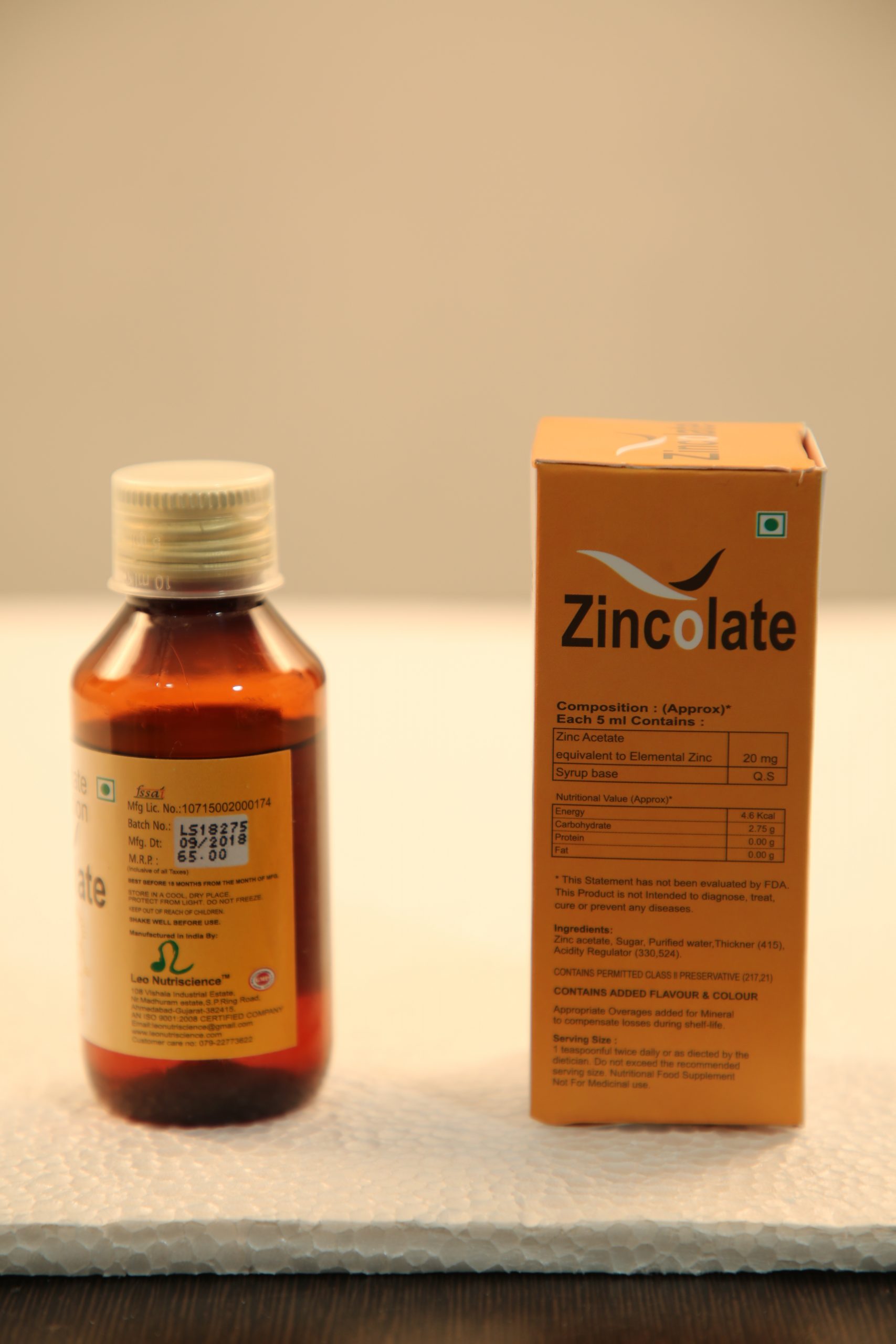 Zincolate Syrup, Zinc Supplement Syrup, Zinc Syrup Manufacturers Zinc
