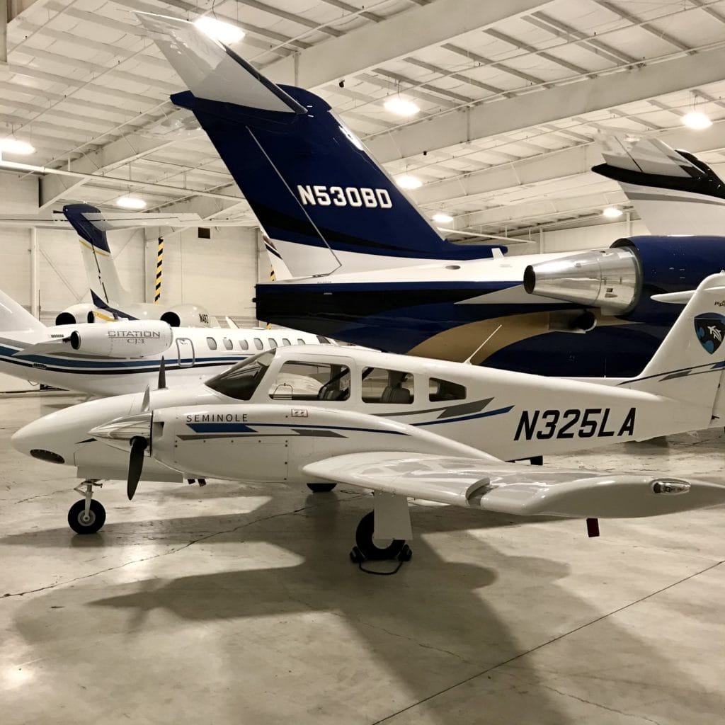 2019 Piper PA44 Seminole with glass cockpit Leopard Aviation