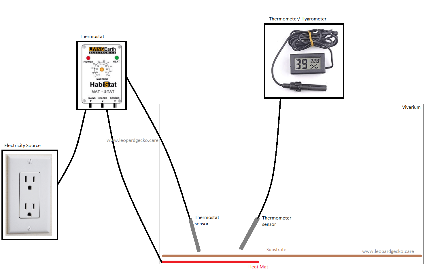 How to set up floor heating for leopard geckos Leopard Gecko Care