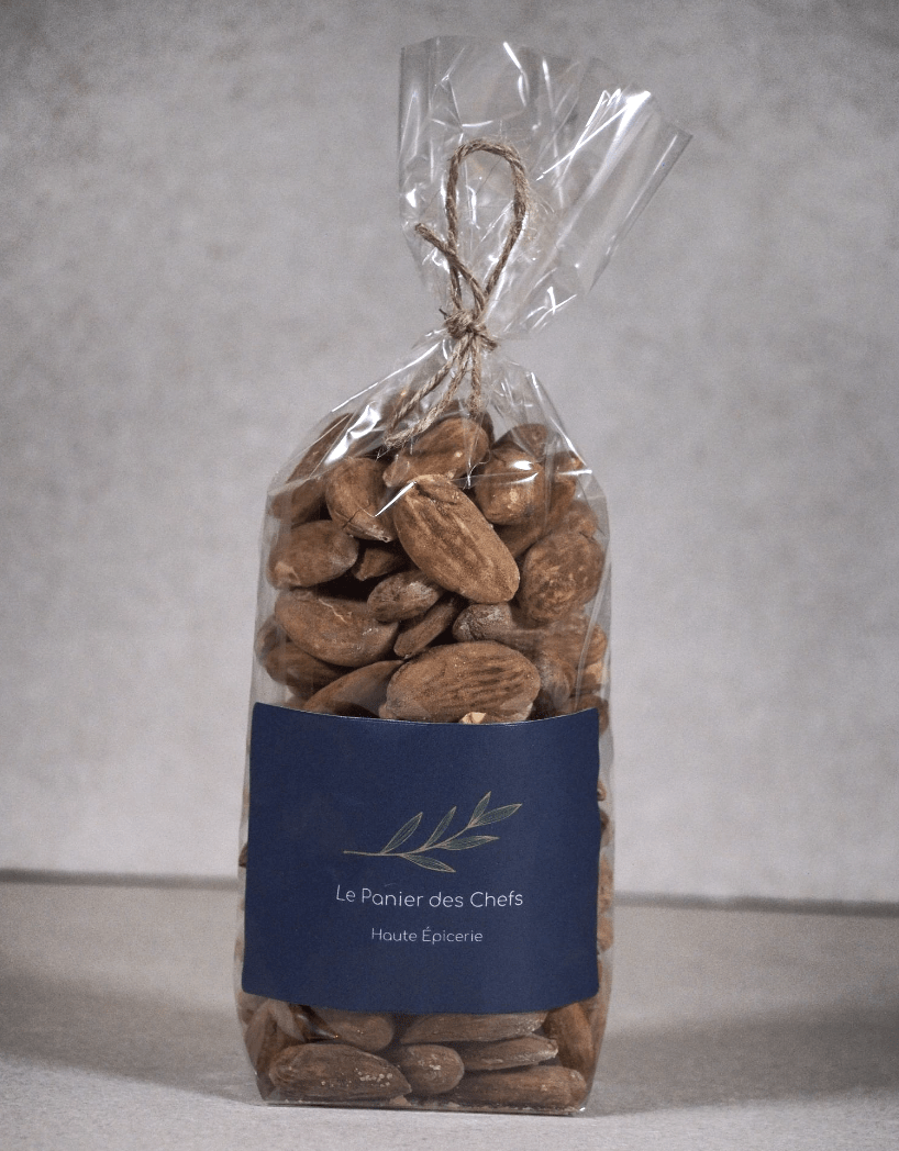 Amandes Ferragnès Grillées à la Fleur de Sel de Gruissan Le panier