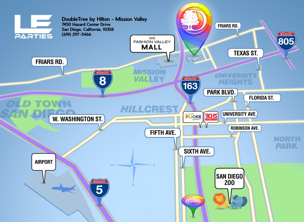 LE Parties San Diego Ultimate VIP Pride Pool Party Pass LE Parties