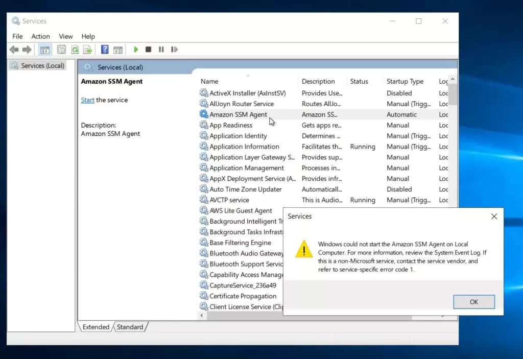 Quick Tip How to fix Session Manager AWS SSM Agent