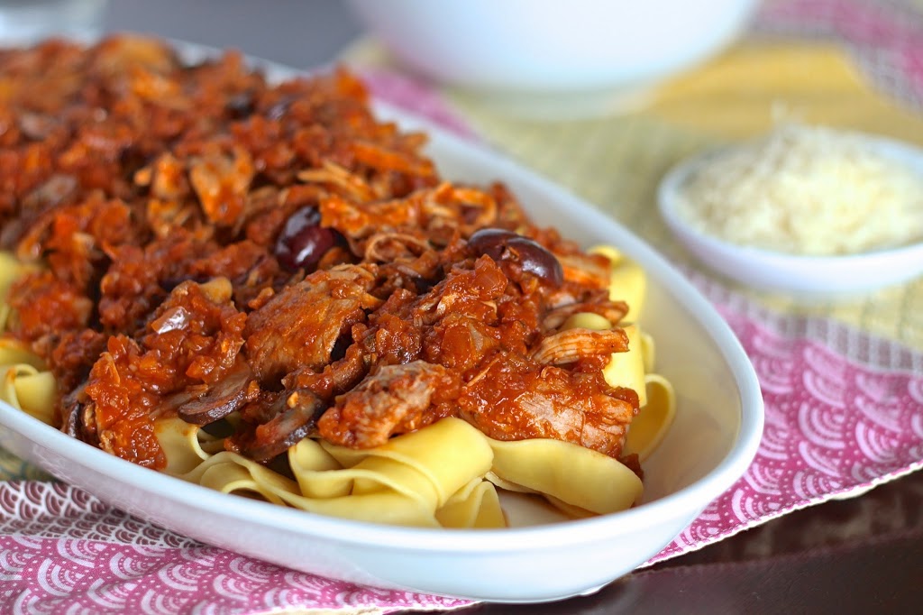 Chicken Ragu Recipe with Kalamata Olives