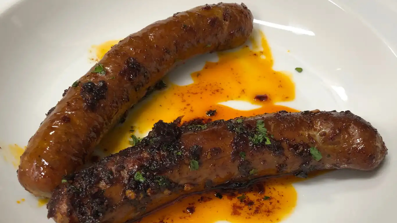 Merguez a la Harissa Le Petit Restaurant