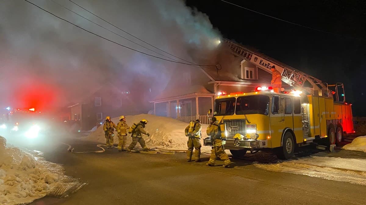 Incendie majeur à SaintAlexandredeKamouraska Journal Le Placoteux