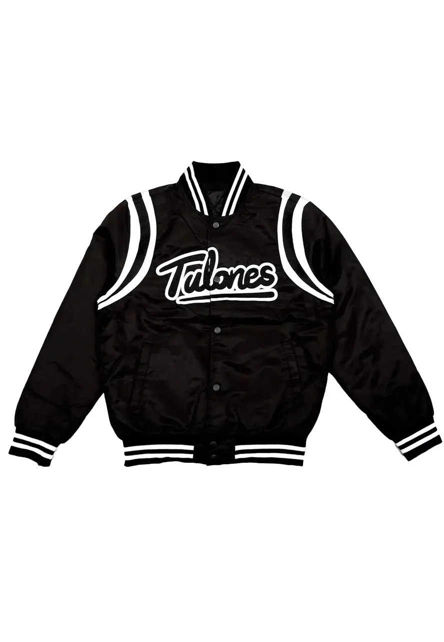Tulones Black Varsity Jacket Lerenjack