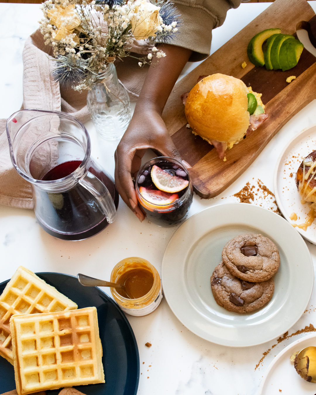 Menu livraison à domicile Les brunchs dorés