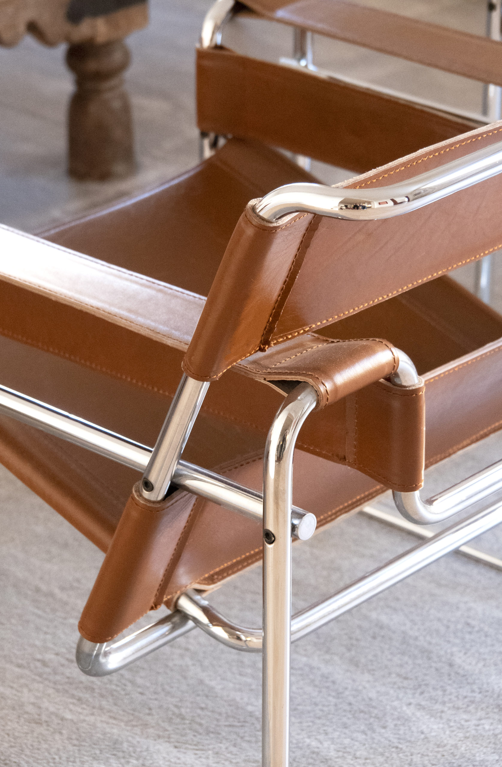 Wassily chair in Tobacco leather — Les Eines