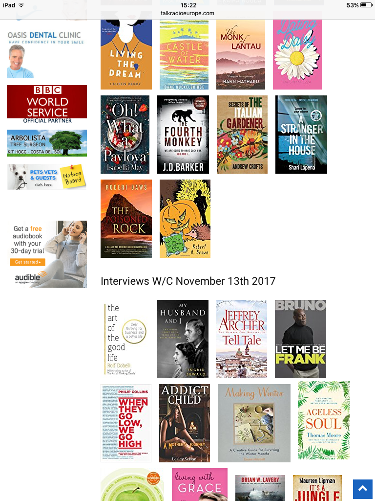 Talk Radio Europe Interview Lesley Sefton