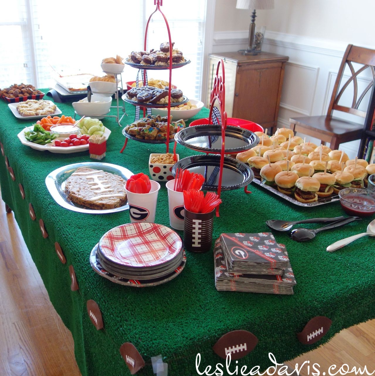 UGA Football Baby Shower