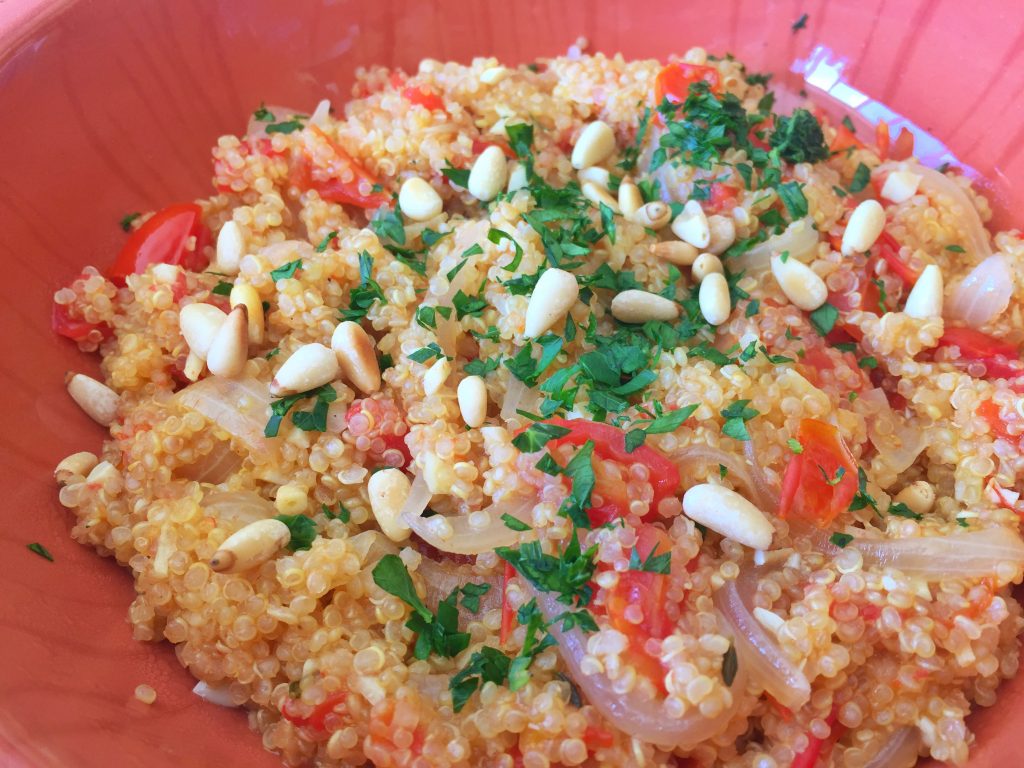 Tomato Quinoa Risotto Vegan & Vegetarian Cooking by Leslie Durso