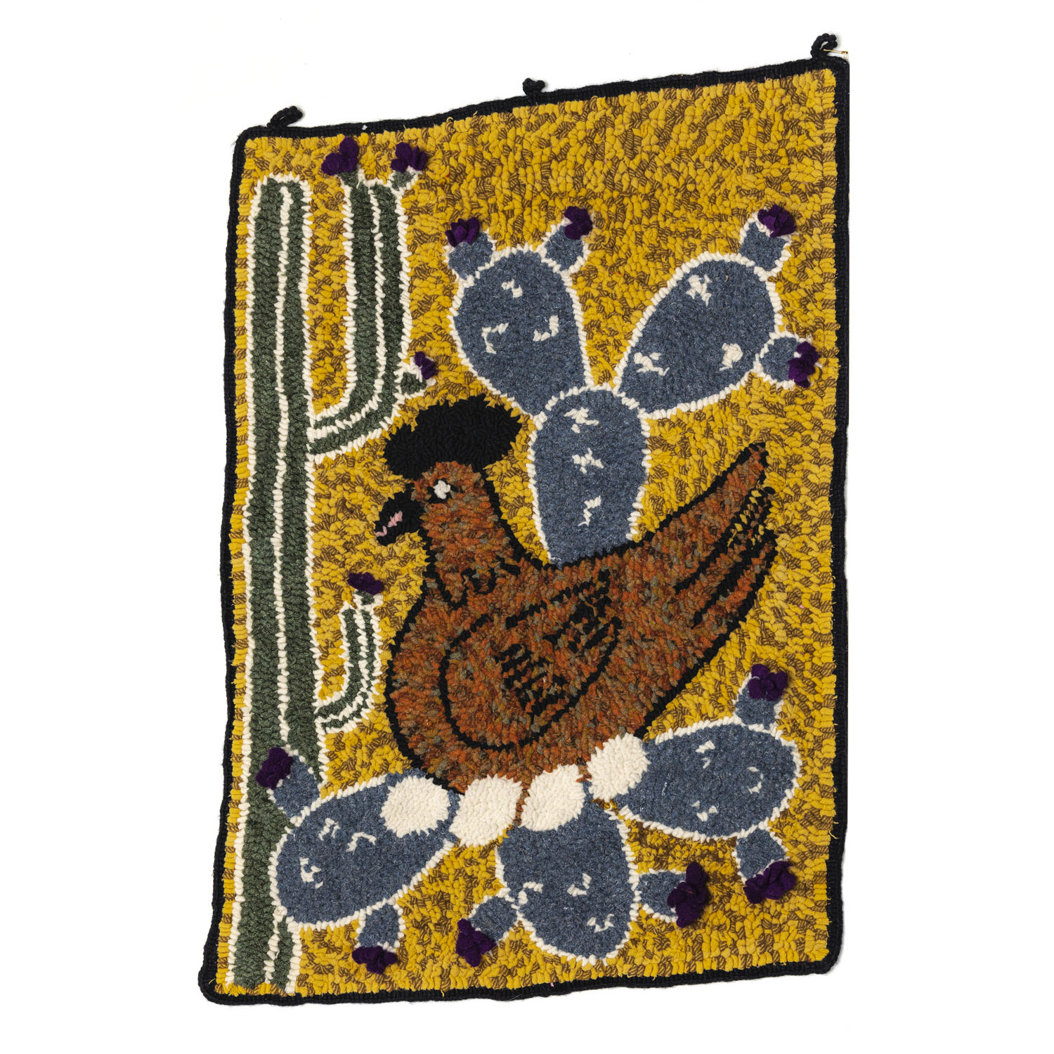 Hand Hooked Wool Rug Wall Hanging Leslie Flynt