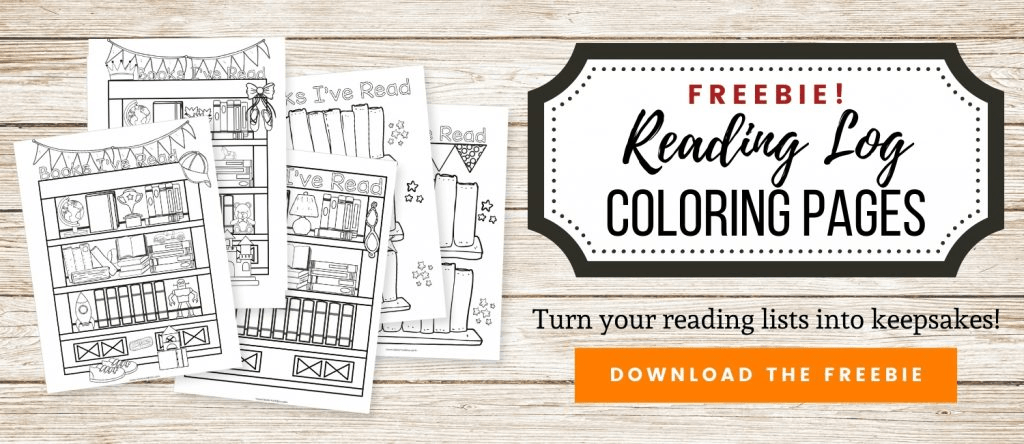 Free Coloring Reading Log Printable - Leslie Maddox