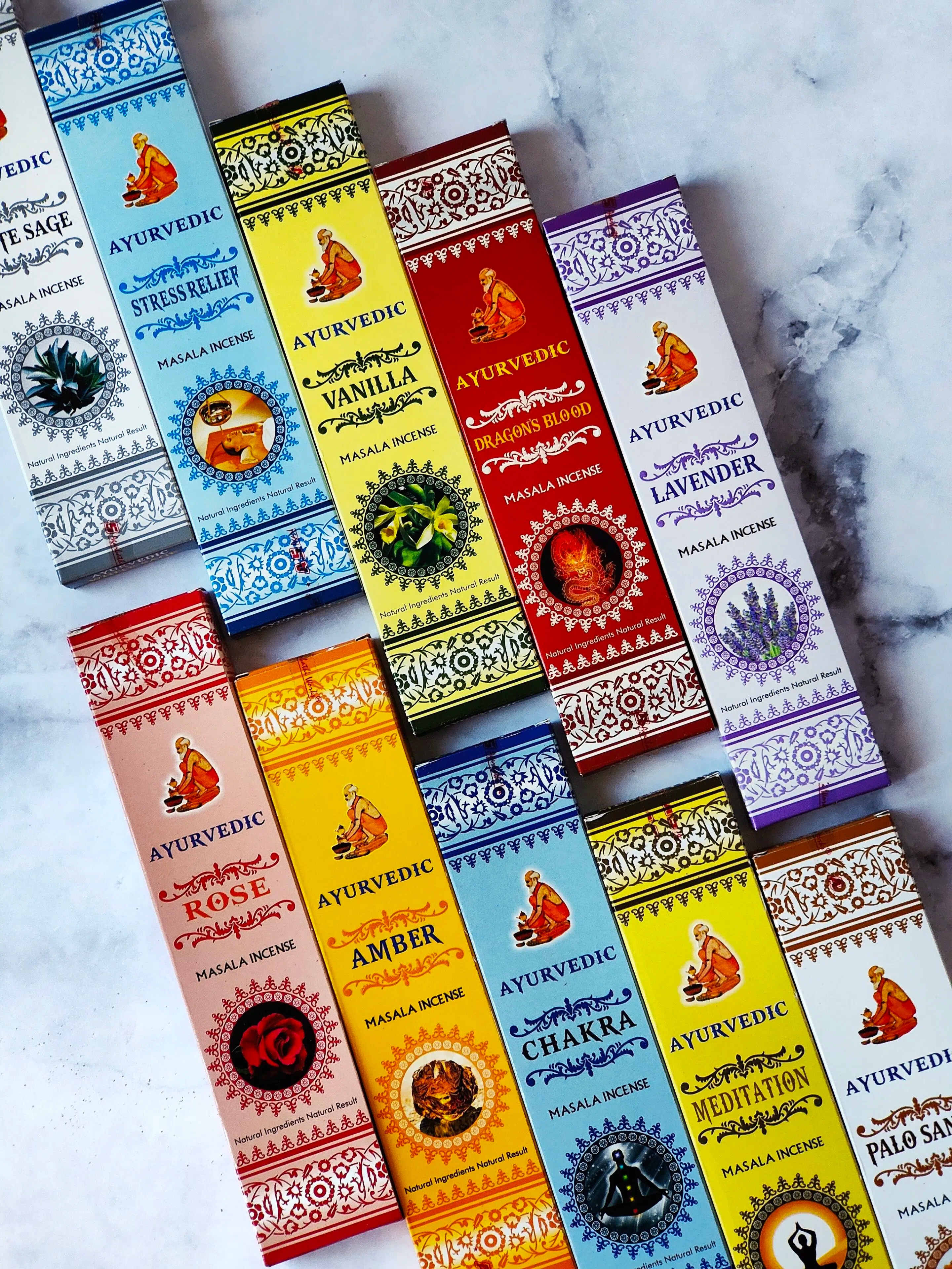 Encens Ayurvedic Chakra Les merveilles de Polly