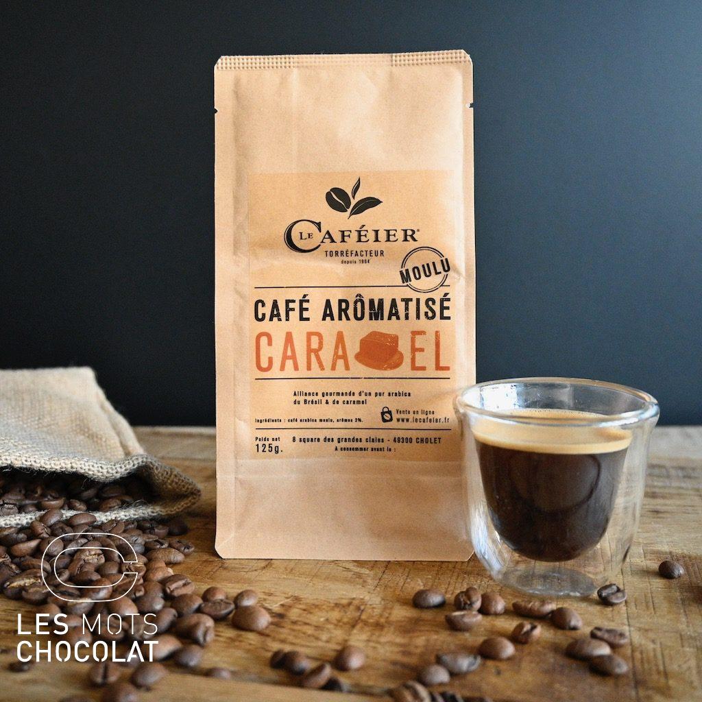 CAFÉ AROMATISÉ CARAMEL Les Mots Chocolat