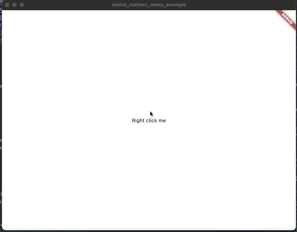 native_context_menu Flutter package