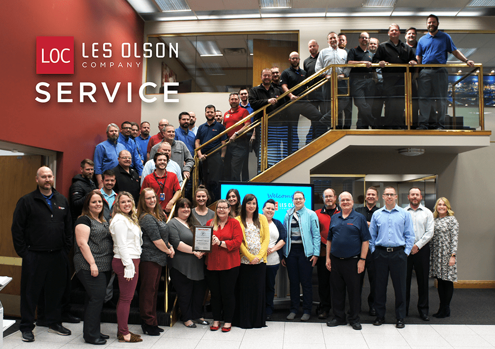 Les Olson Company,2019 Sharp Platinum Award. Les Olson IT