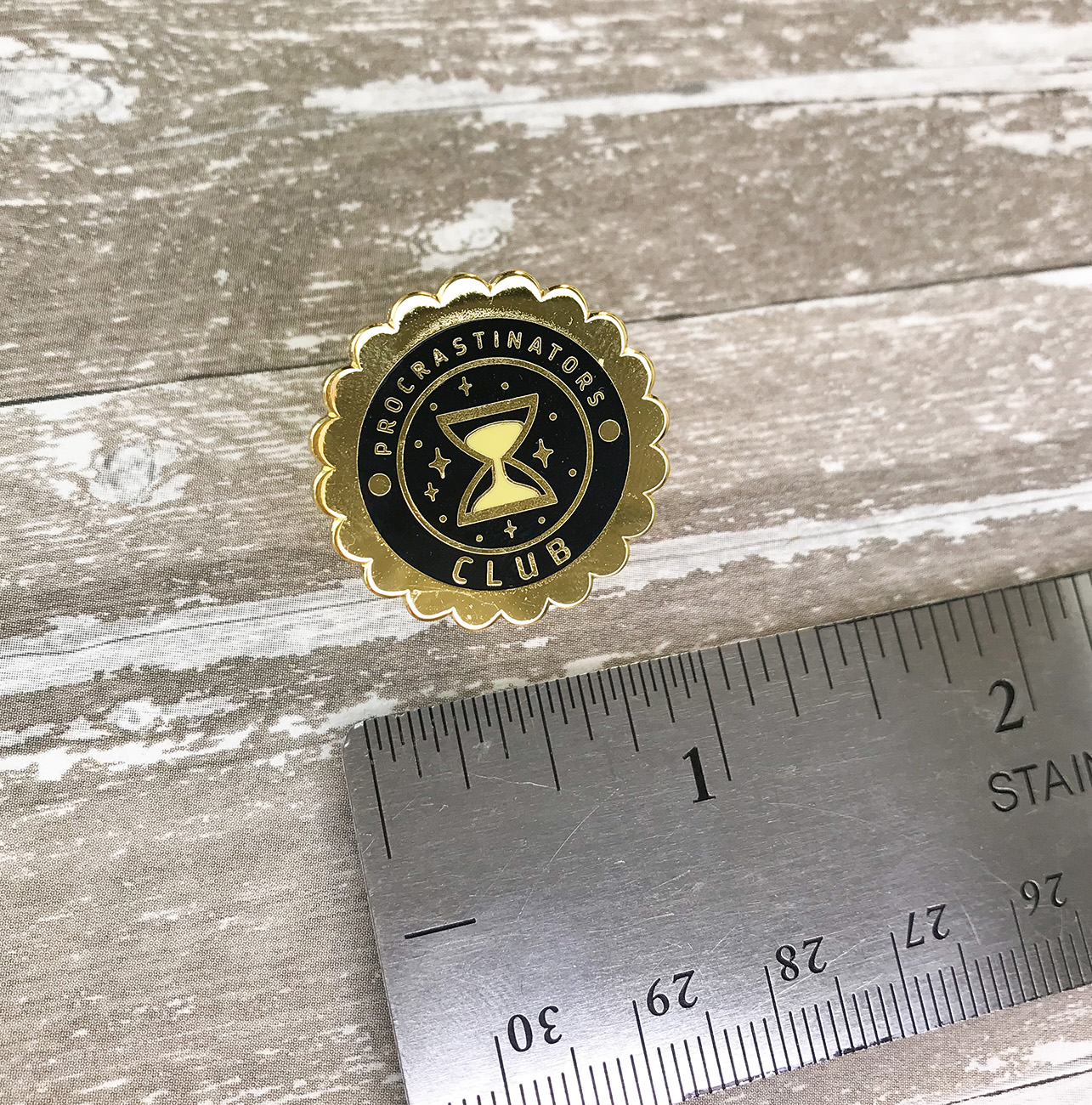 Procrastinators Club Enamel Pin Hopeless Collection Le Spirit Designs