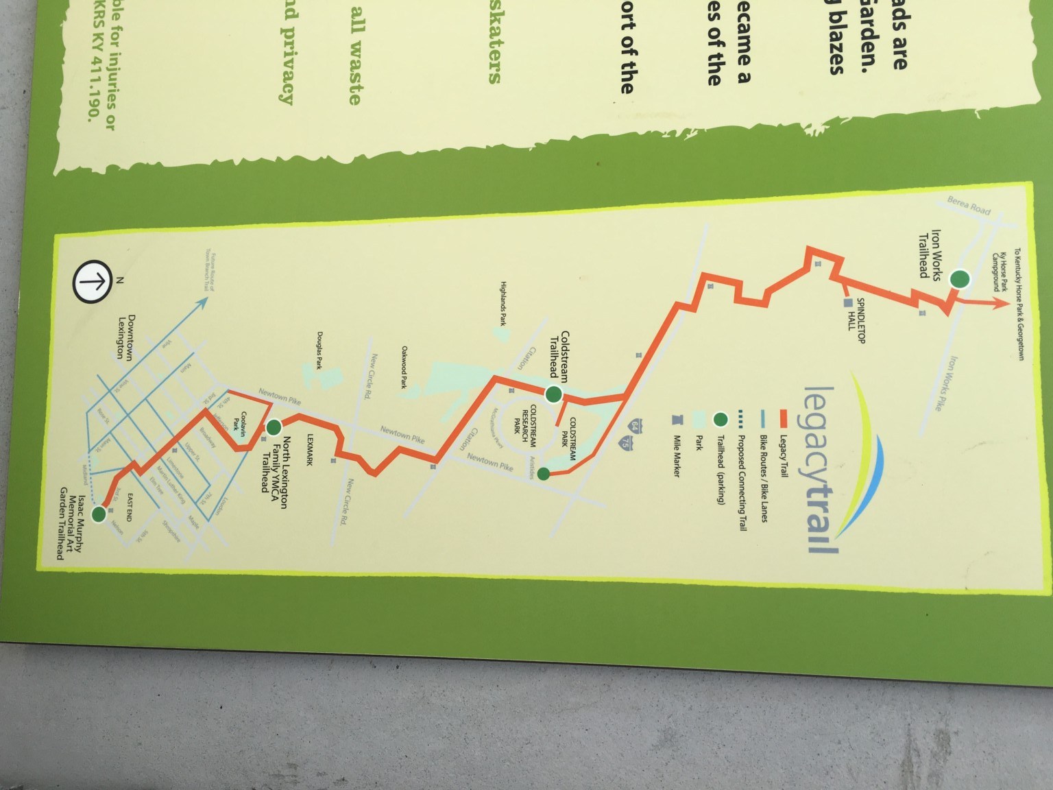 Bike Trails The Legacy Trail Lexington, KY Less Beaten Paths of