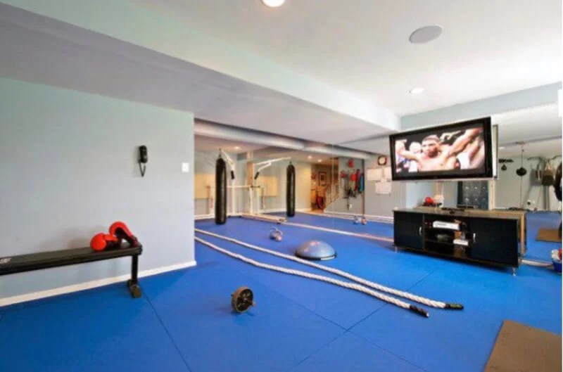 The 10 Best Home Gym Flooring & 30 Design Ideas LessConf
