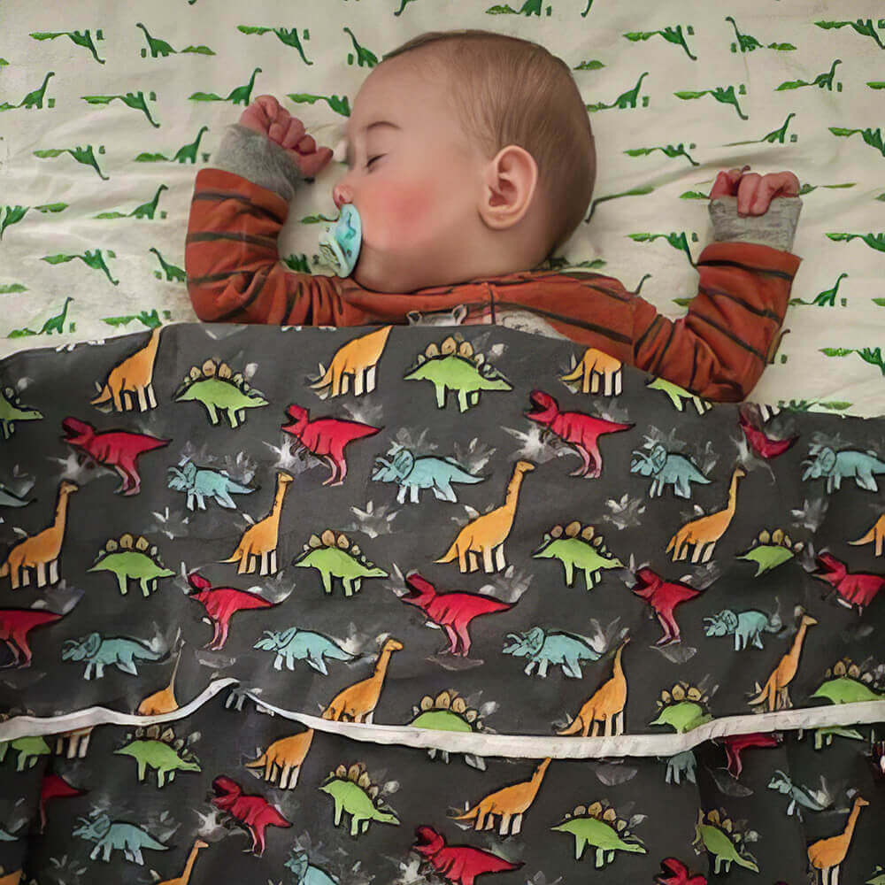 Dinosaur Receiving Blanket