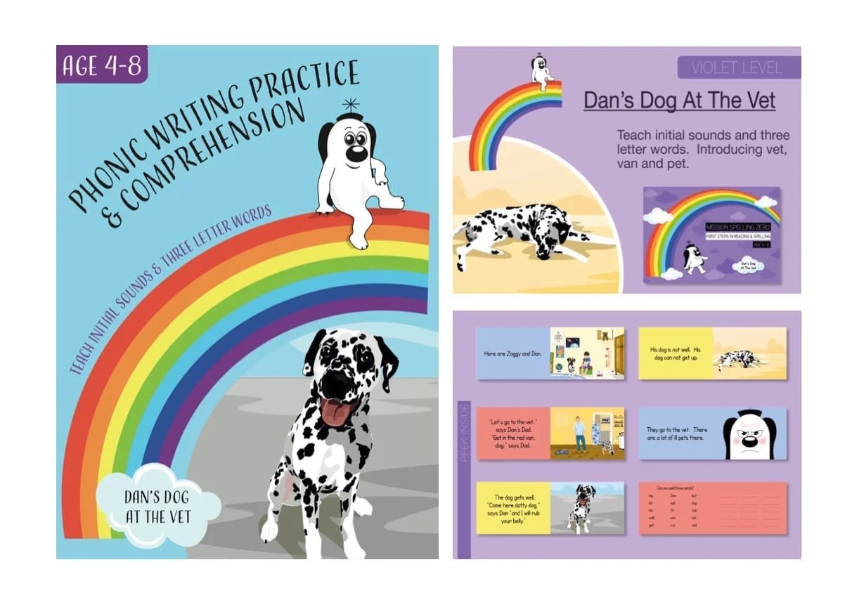 Initial Sounds & Three Letter Words (Dan’s Dog At The Vet) Free and