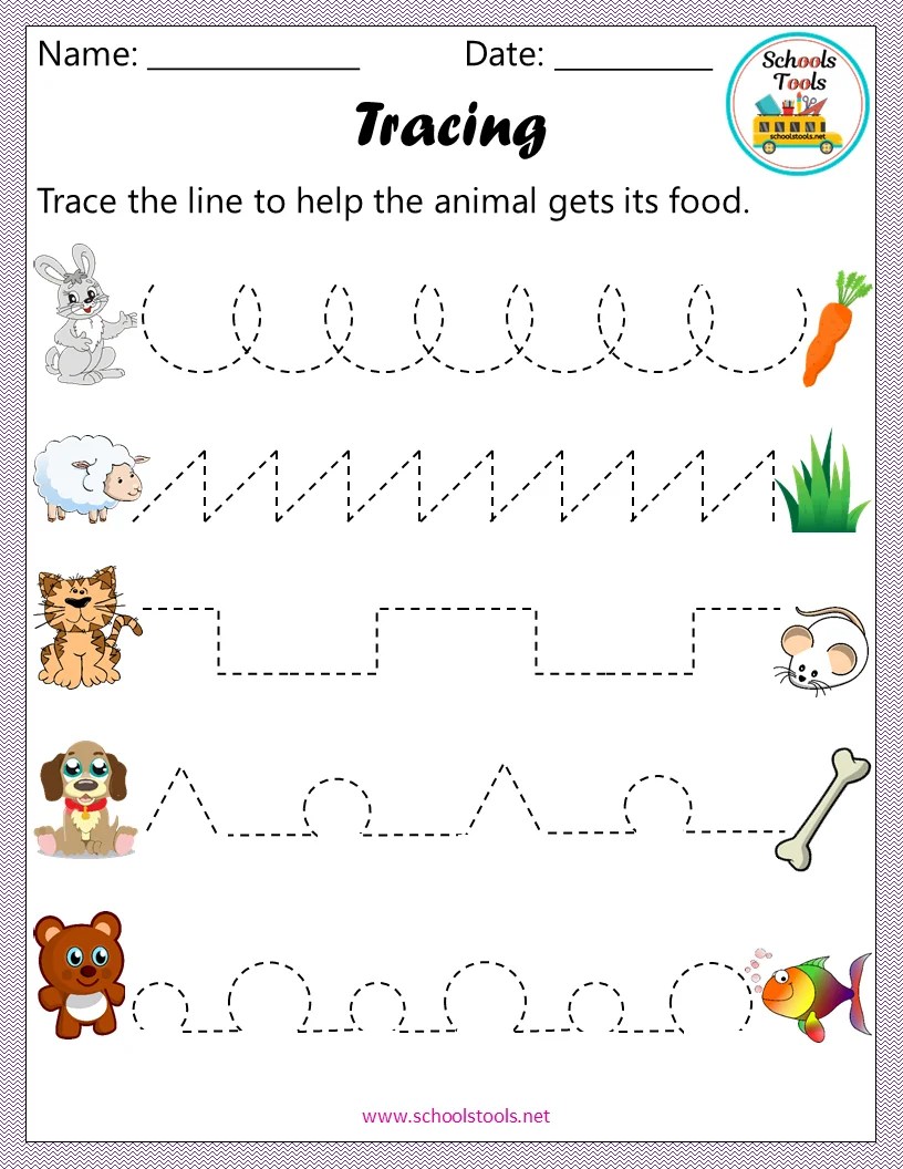 Engaging Tracing Patterns Printables for Kids to Develop Pen Control