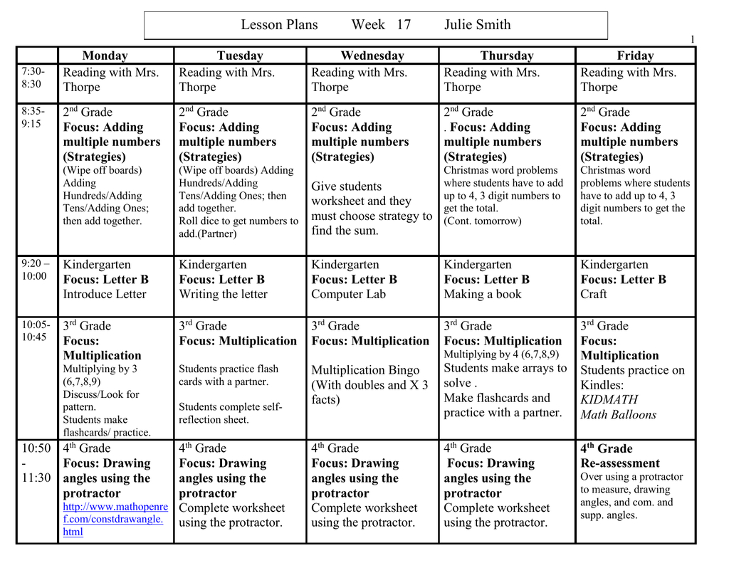 Pattern Lesson Plans 2nd Grade Lesson Plans Learning