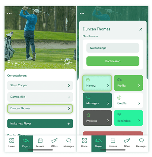 Editing Lesson Records Lesson Pro