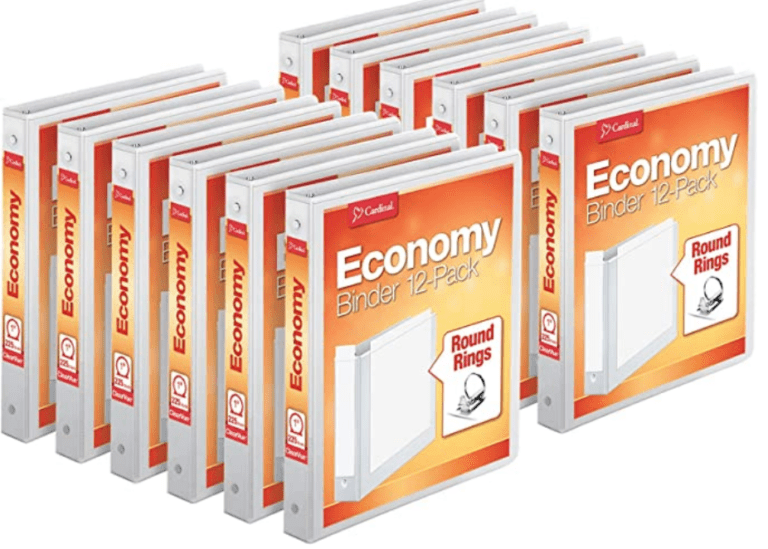 Binder Organization for a New Library Lessons by Sandy