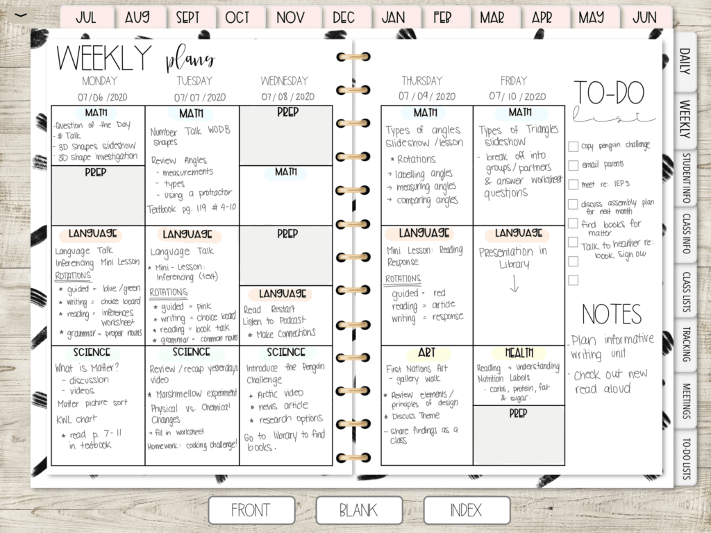 Online Teacher Planners Explained Lessons for Learning