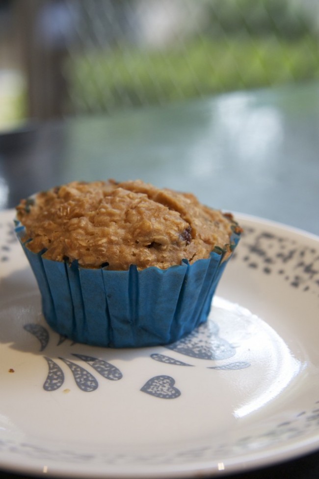 Hearty Oatmeal Muffins for Valentine's Day