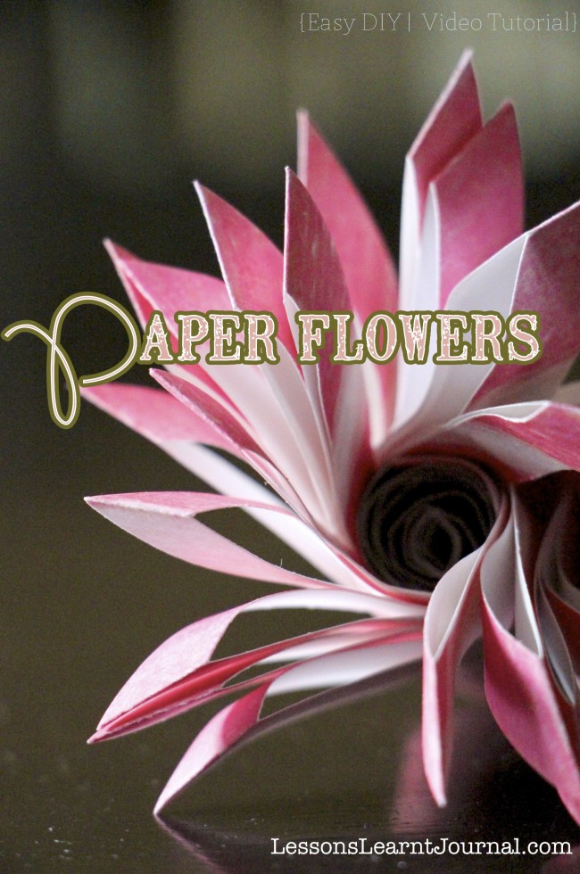 Paper Flowers: Valentines Day