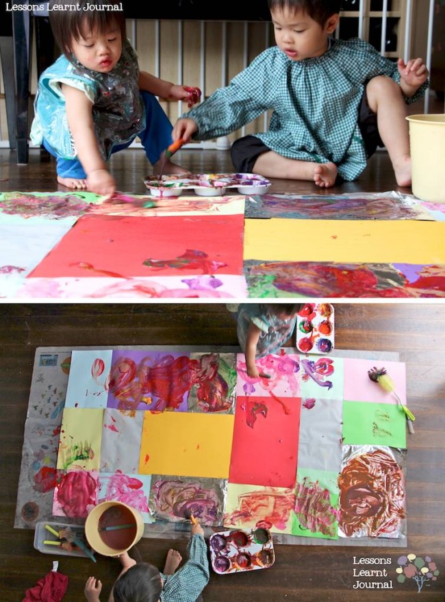 Art Projects for Kids Large Scale Painting